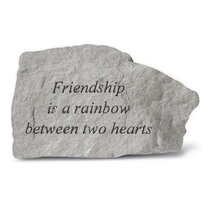 Kay Berry Friendship Is A Rainbow Between Two Hearts - Garden Accent - 5.5 Inches x 3.25 Inches KA313543
